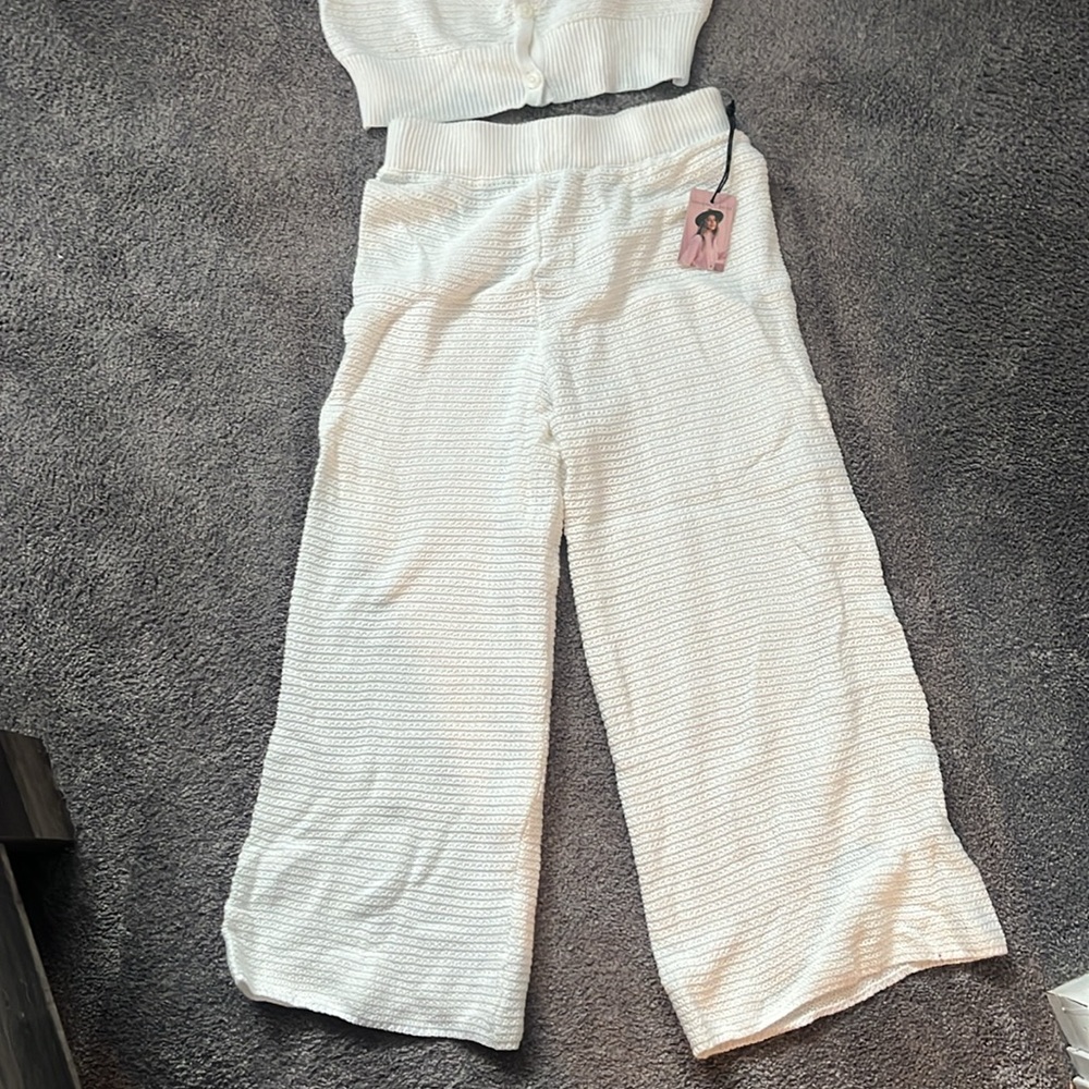 Sincerely Jules White Crochet Two Piece Set - Picture 3 of 5